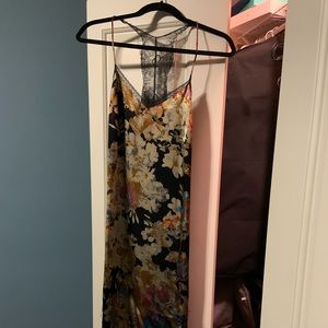 Silk maxi dress from Zara! Never worn.